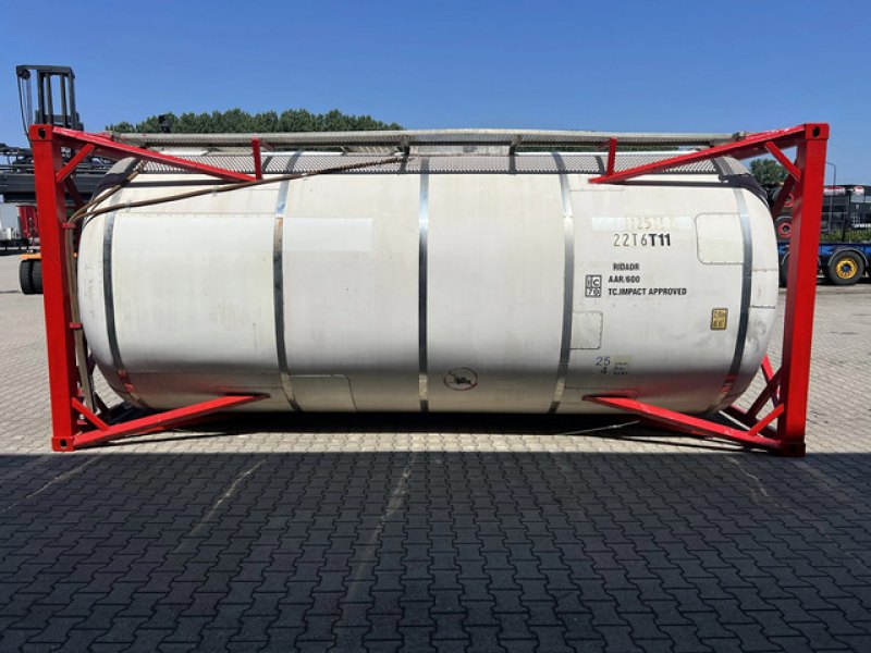 25.000L Tankcontainer, 1 comp., IMO-1, ISO 22T6 T11, 2,5Y + CSC-inspection till 12/27