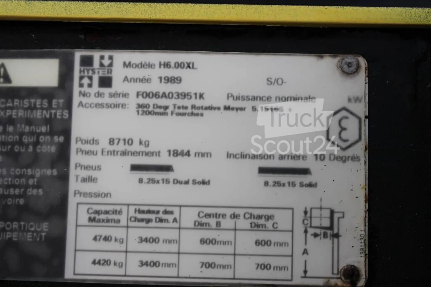Hyster H 6.00 XL - 5