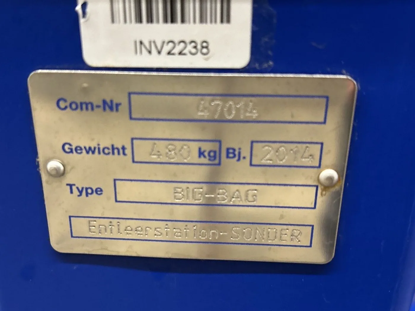 Engelsmann Big-bag Entleerstation-Sonder - Miscellaneous transport - 7