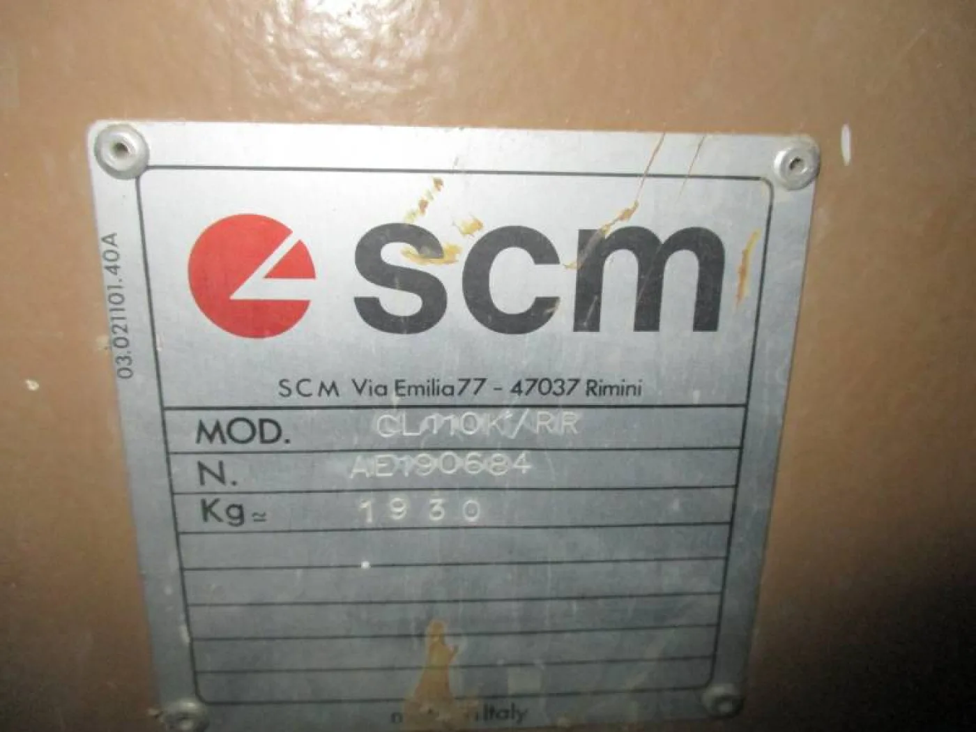CALIBRATRICE SCM MOD. CL110K/RR - 5