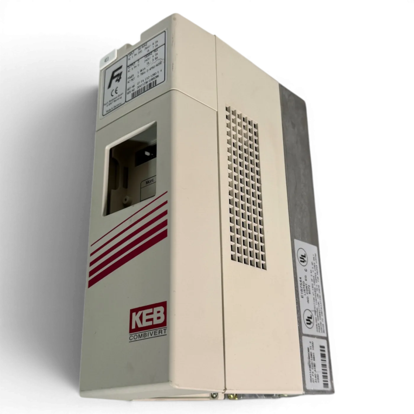 KEB COMBIVERT F4 Frequenzumrichter Art.-Nr. 07.F4.C1D-1280 V1.4 inkl. Bedienfeld 00.F4.010-2009 - 3