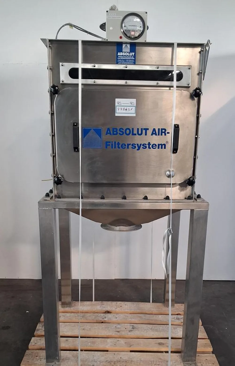 Absolut Air - Filtersystem für Feststoff- oder Staubabscheidung aus Prozessluft.