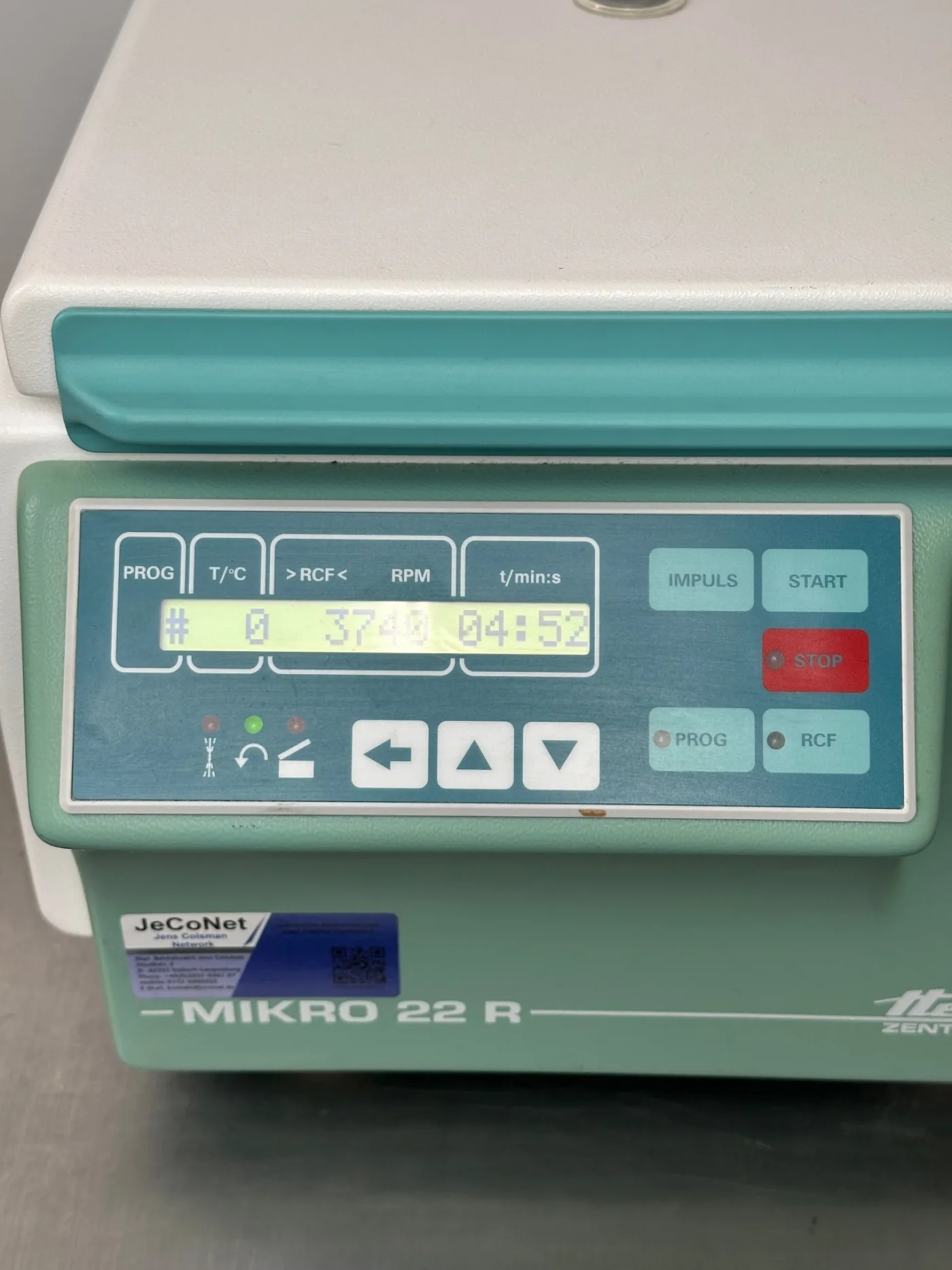 Hettich Mikro 22R Kühlzentrifuge 18.000 RPM - 4
