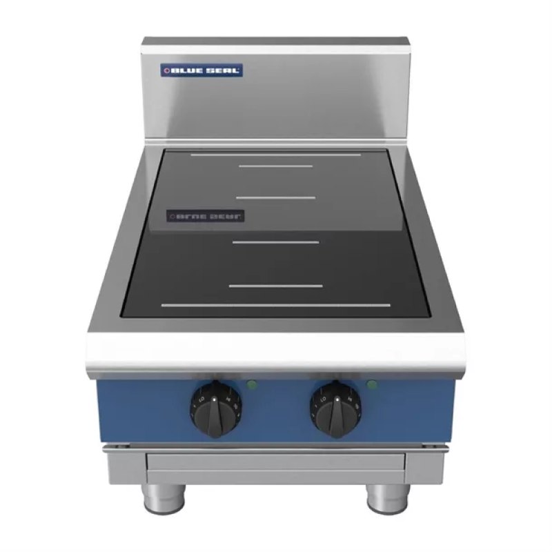 Blue Seal 2 Zone Countertop Full Area Induction Hob 10kW IN512F-B - islandcatering