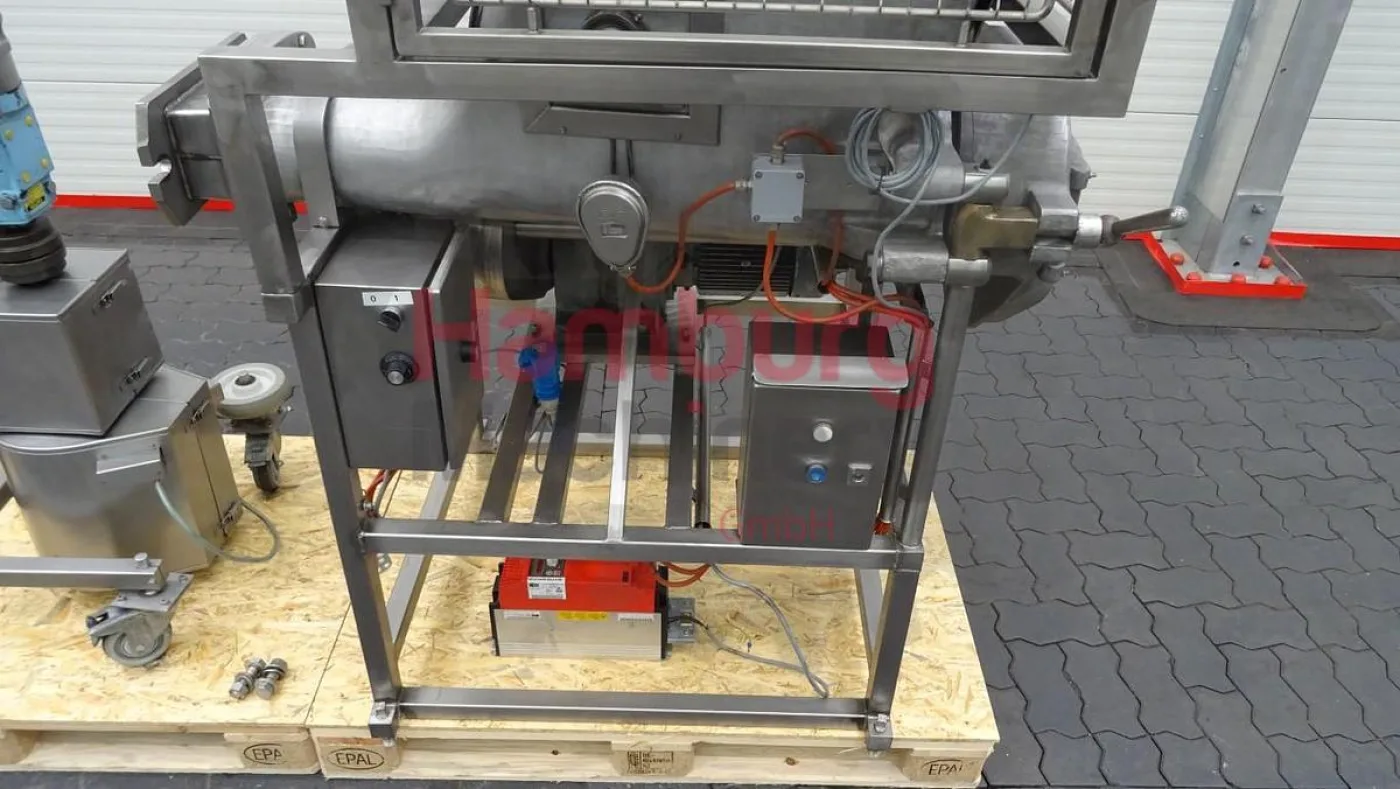 Aluminium through with augers and outfeed lobe pump, Benhil / Waukesha 034 - 7
