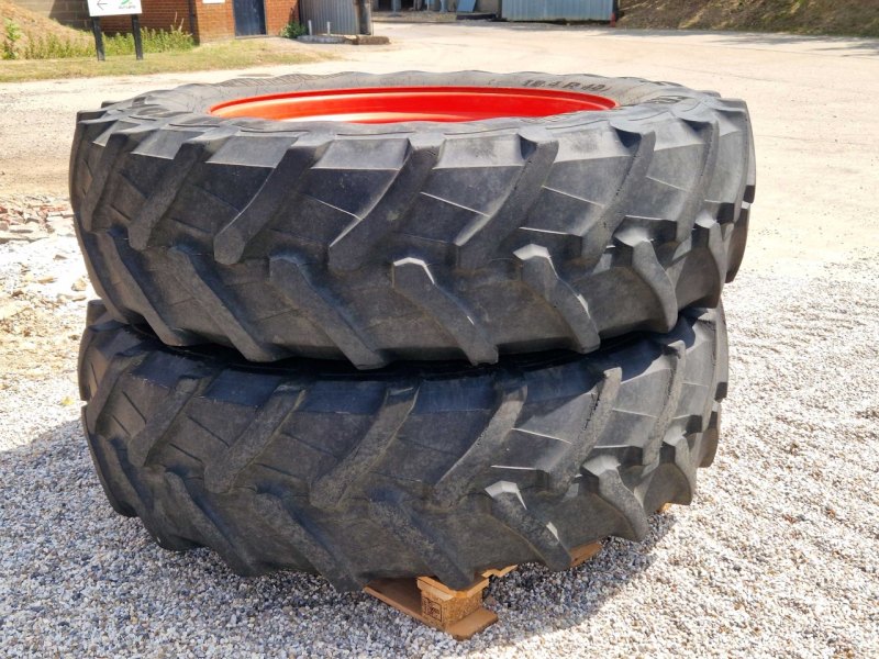 Pair of 480/80R42 Trelleborg wheels, to suit Claas