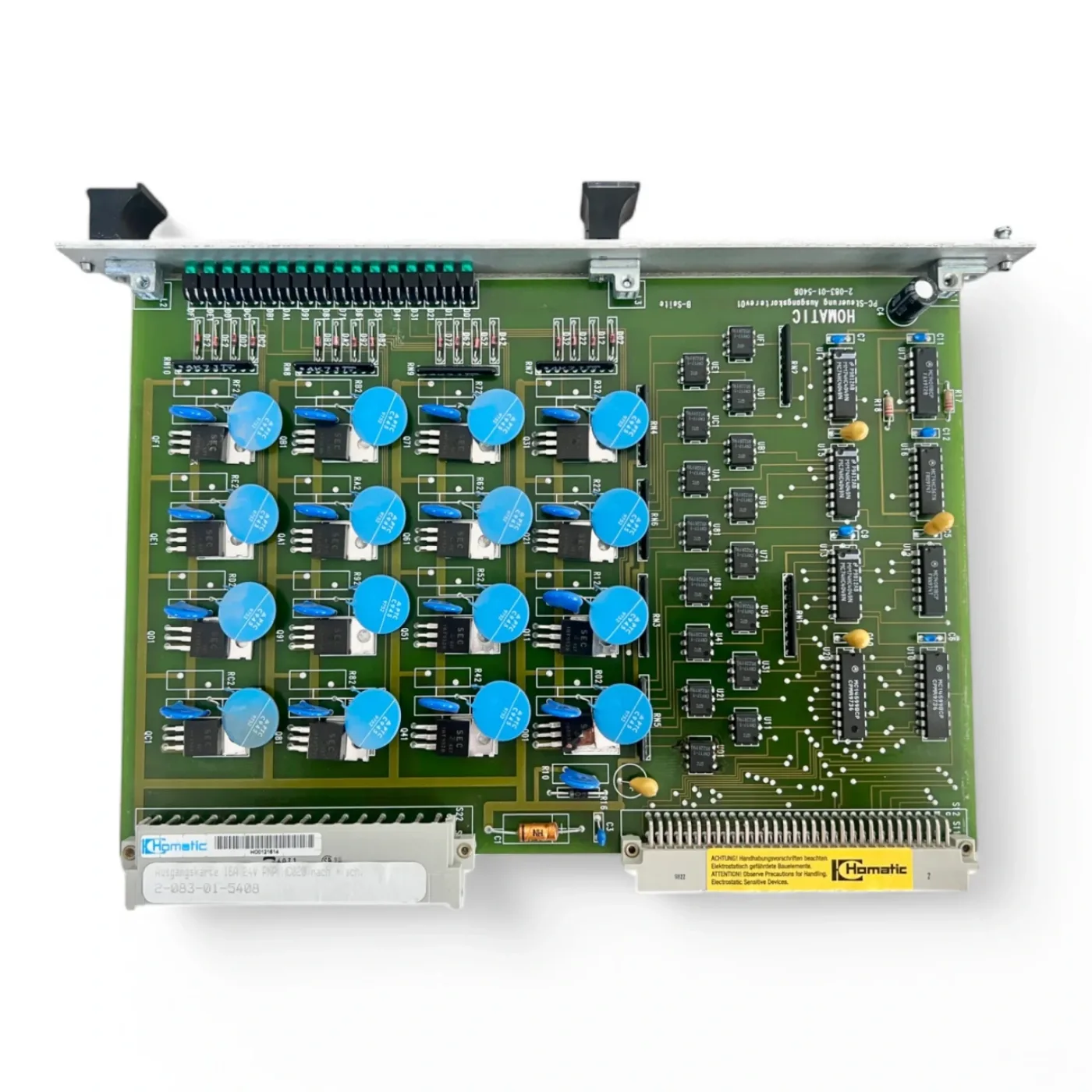 HOMAG Homatic Ausgangskarte 16A 24V PNP HC020 Art. 2-083-01-5408 Nr. H00121614 BAZ BOF - 7