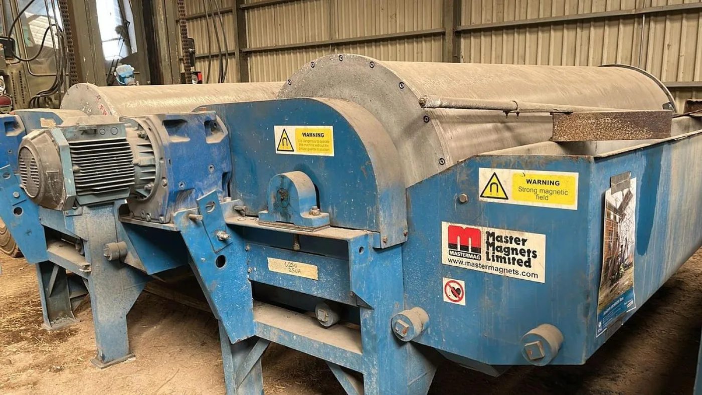 2008 Master Magnets Con Current Wet Drum Magnetic Separator - 8
