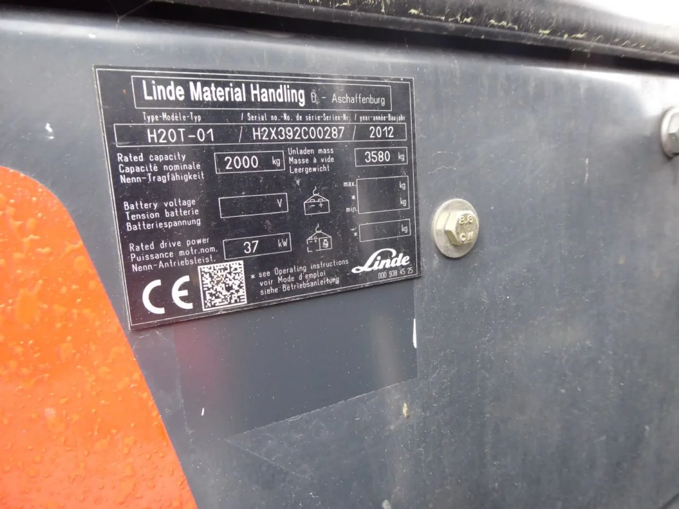 Linde H20T-01 - 3
