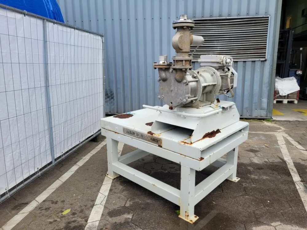 Sulzer Burckhardt Liquid ring vacuum pump with ABB 10 kW EX Motor