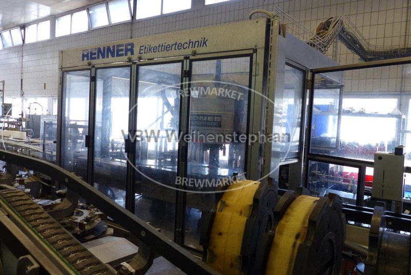Bottle labelling machine