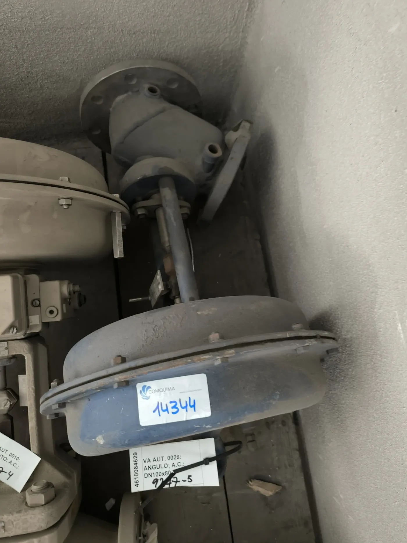 PROPORTIONAL CONTROL VALVE DN100 x 80 WITH PNEUMATIC ACTUATOR - 1