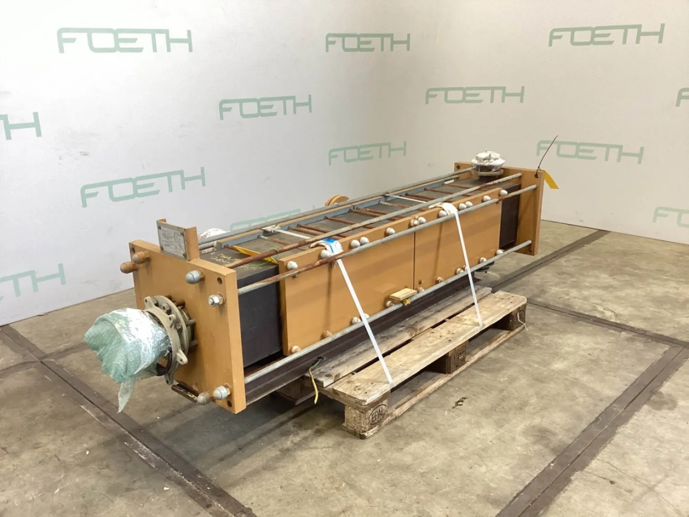 Vicarb Deutschland GmbH "Block Graphite" 16,2 m2 - Shell and tube heat exchanger - 1
