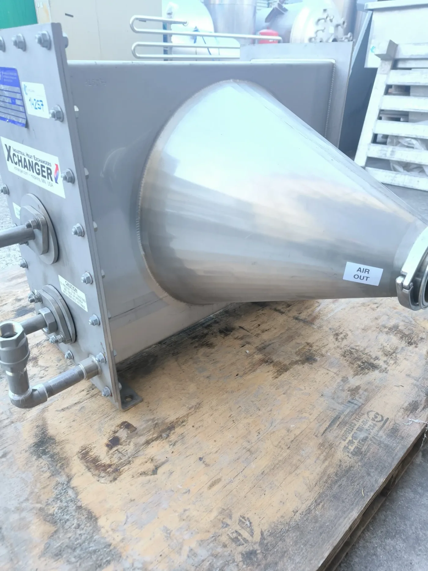 LOW PRESSURE GAS HEAT EXCHANGER XCHANGER C-125 UNUSED - 3