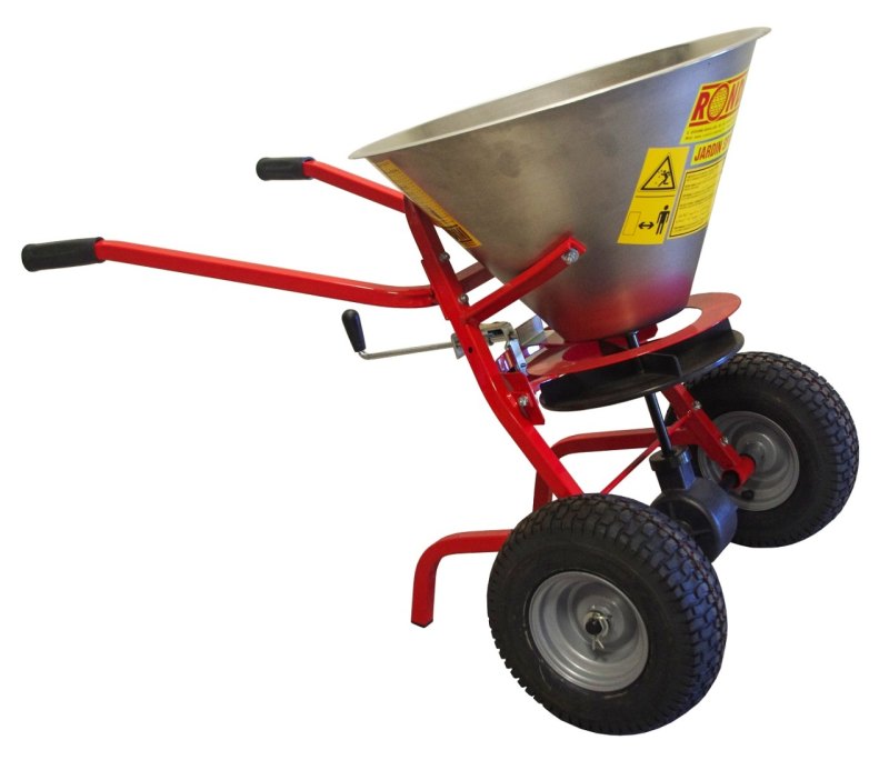 Rondini strooier model SPT50 RVS duwboom uitvoering