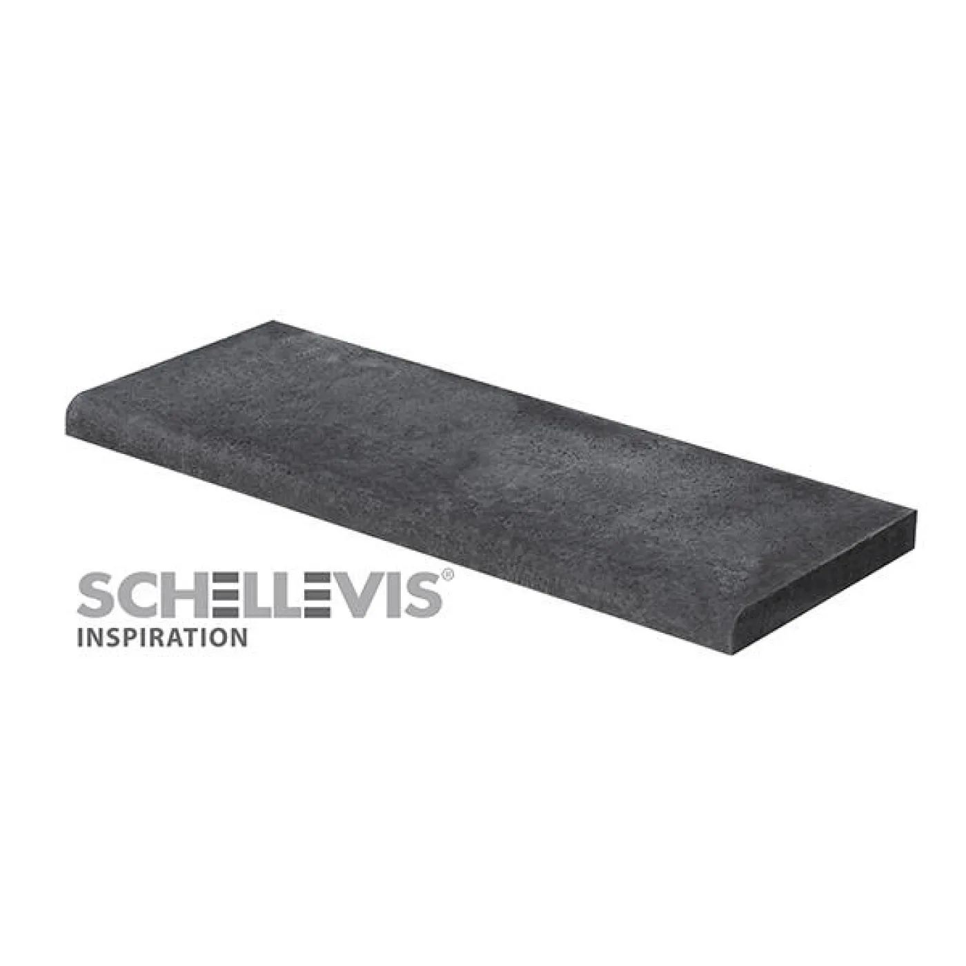 Schellevis oud hollandse zwembadrand 100x40 cm. Antraciet - 1