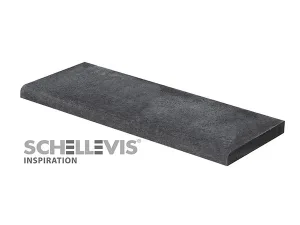 Schellevis oud hollandse zwembadrand 100x40 cm. Antraciet
