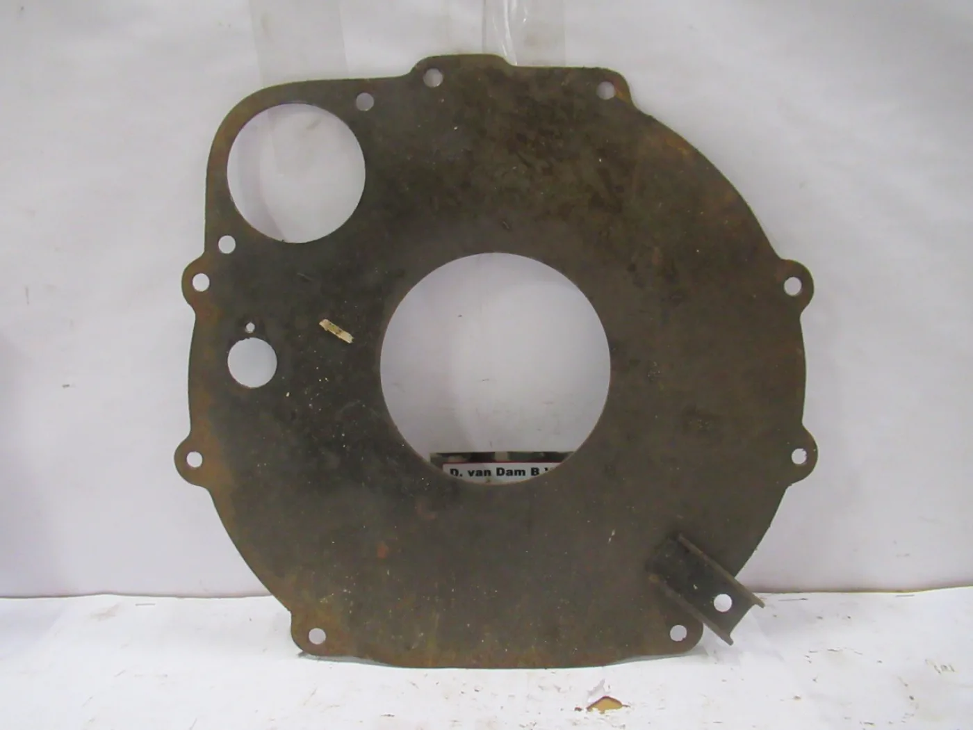 Achterste motorplaat ( ketting motor type ) NOS - 1