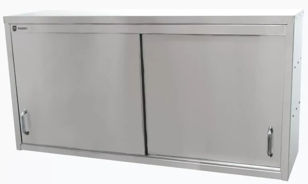 Parry S-Steel WCS900 wall mounted cupboard 2 sliding door 90cm. - islandcatering