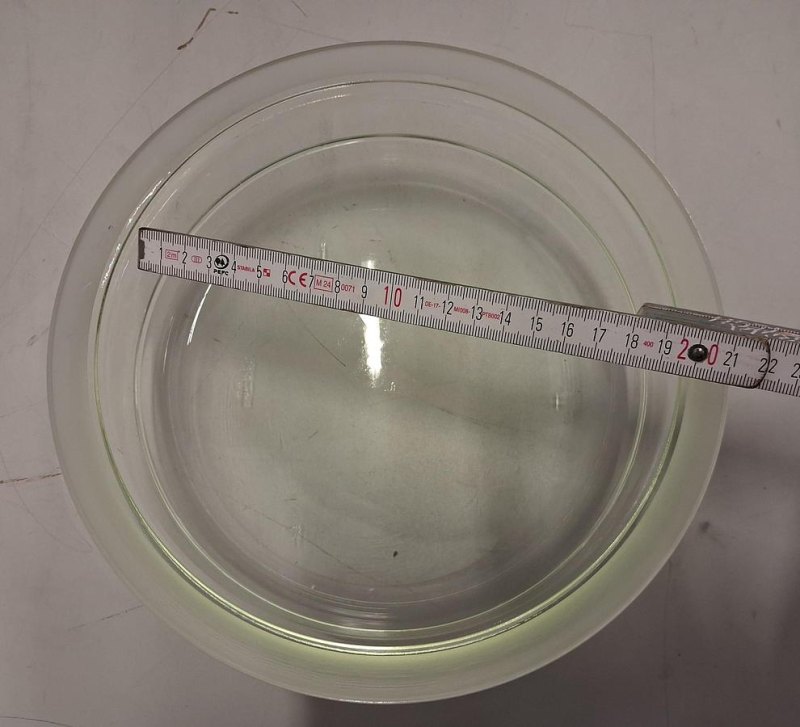 Normag Glas-Schauglas / Flanschdeckel DN200