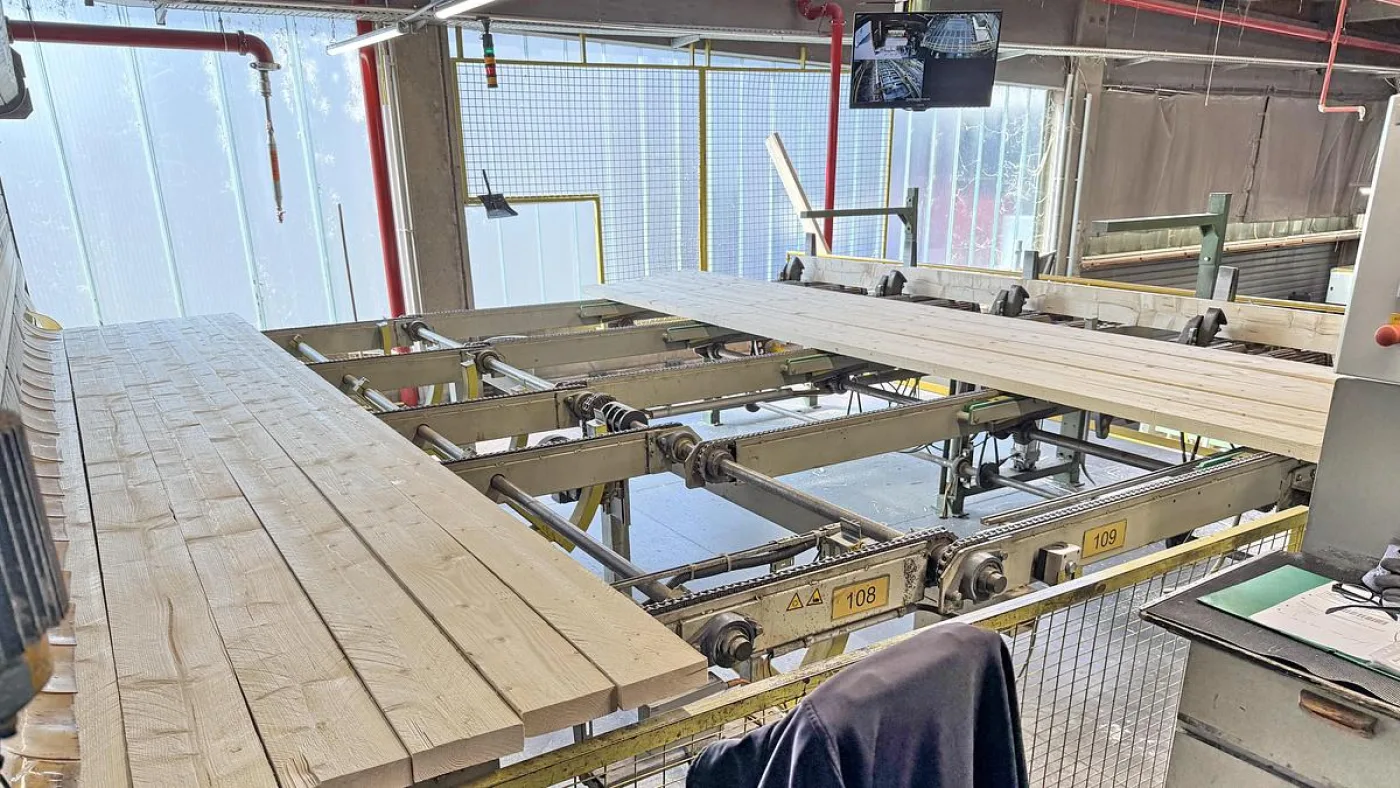 Waco - Jonab - Kallfass high speed cutting-planing-bundling line - 2