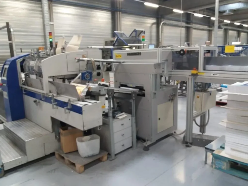 Sigloch BBL-31 bookback gluing and lining machine