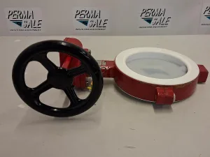 Rotork Gears AB210N Valve Gearbox with PTFE Lined Butterfly Valve