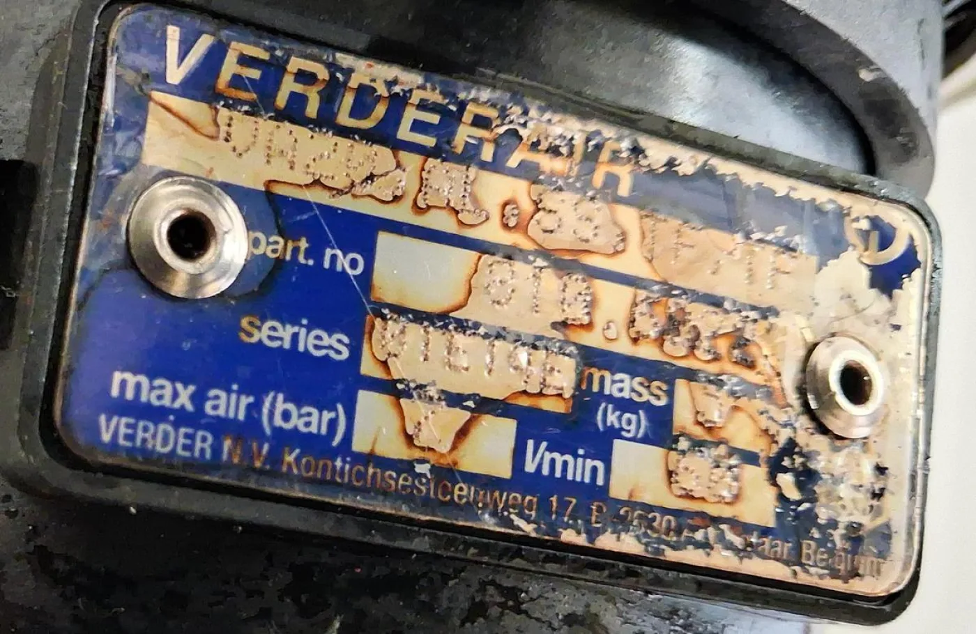Verderair VA20 Druckluftmembranpumpe - 7