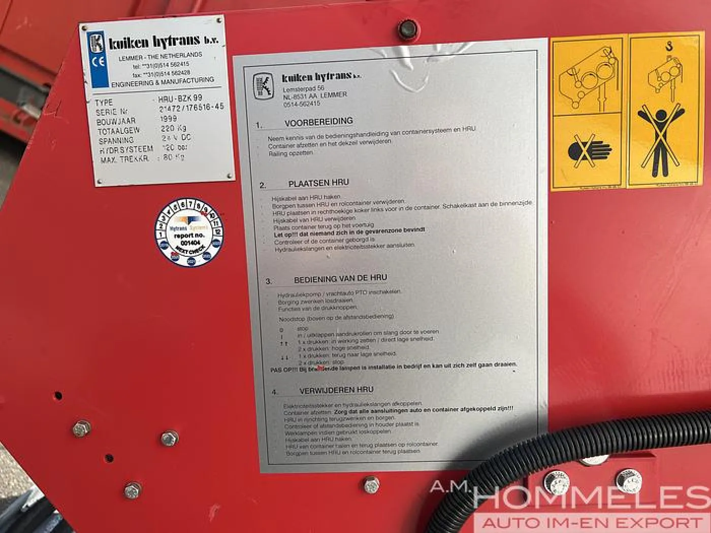 HYTRANS HOSE RECOVERY UNIT (HRU) - 6