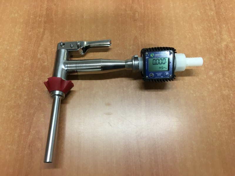 KIT FILLING GUN, FLOWMETER FOR BAG IN BOX/KEGS NEW MACHINE