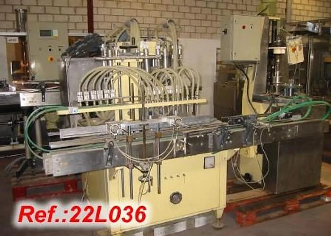 LLENADORA CERRADORA AUTOMÁTICA "MECANOQUÍMICA" DE 12 PICOS - 1