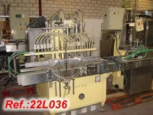 LLENADORA CERRADORA AUTOMÁTICA "MECANOQUÍMICA" DE 12 PICOS