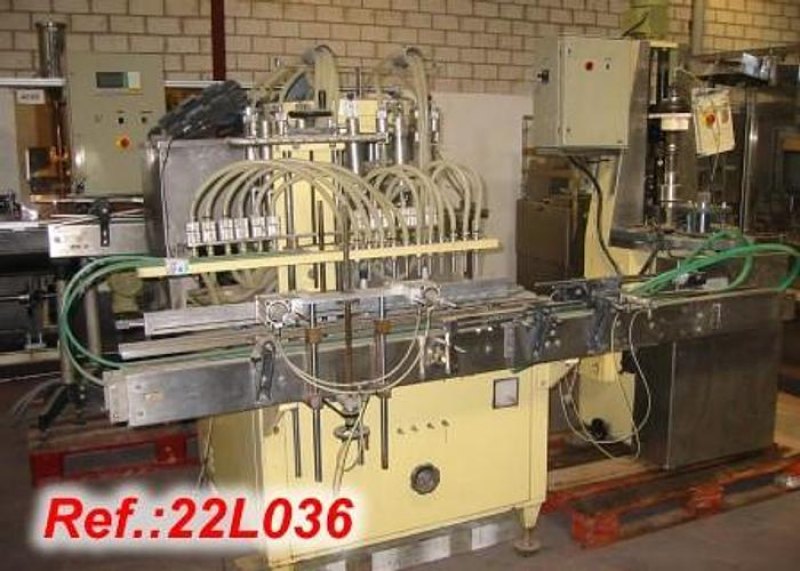 LLENADORA CERRADORA AUTOMÁTICA "MECANOQUÍMICA" DE 12 PICOS