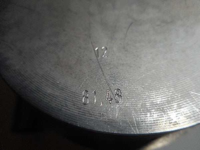 Piston 81,50MM with springs, pin and retaining clip