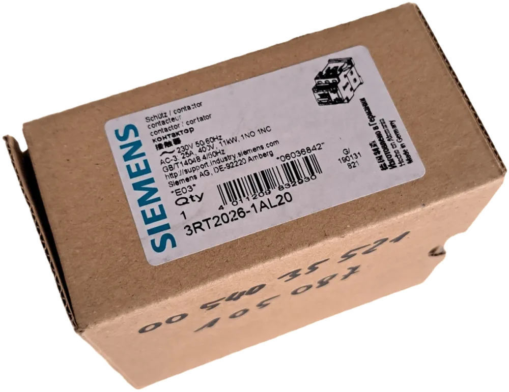 Siemens Leistungsschütz 3RT2026-1AL20