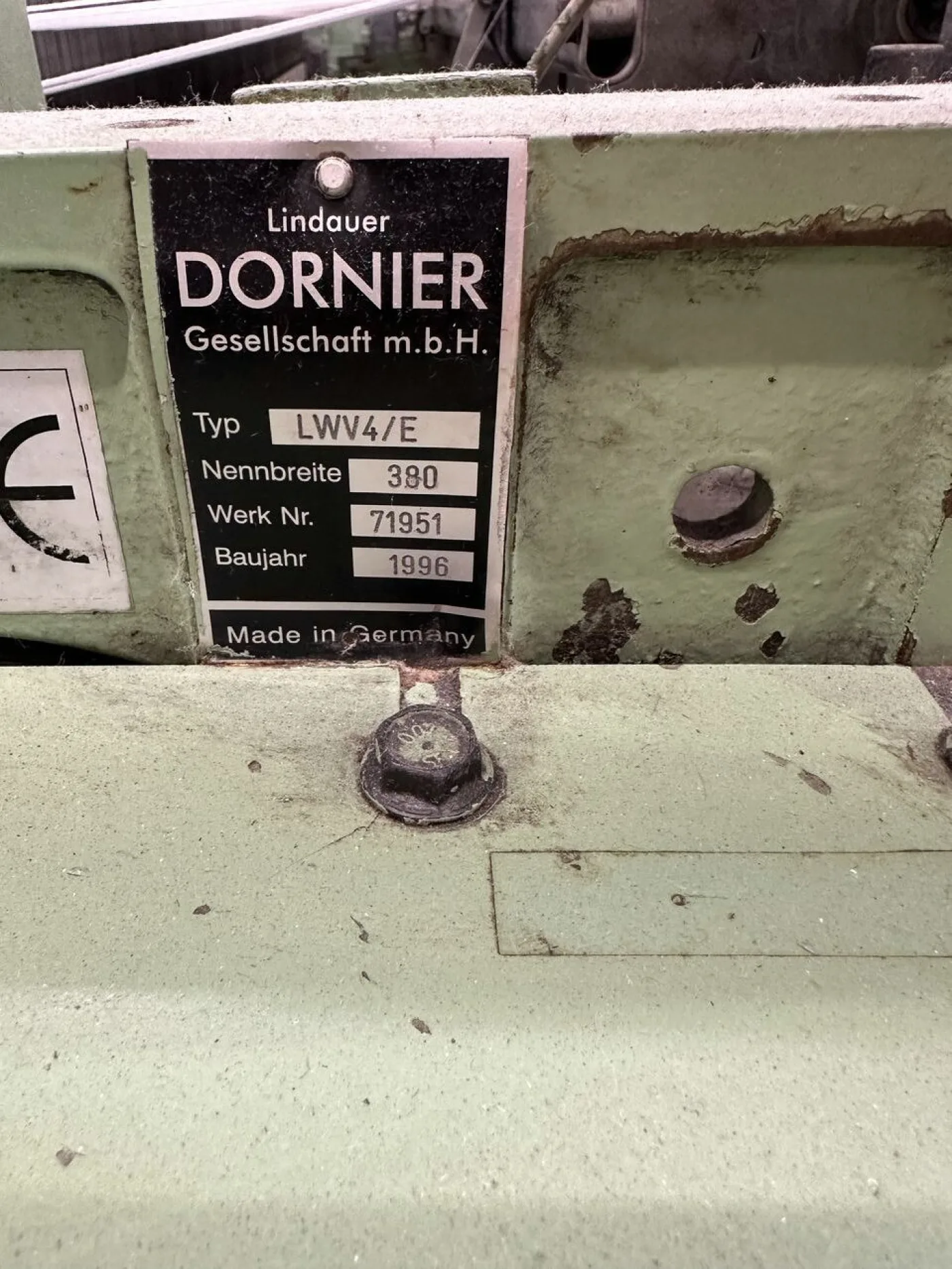 4x Dornier - Luftwebmaschine LWV 4/E, MNB 380 cm - 2