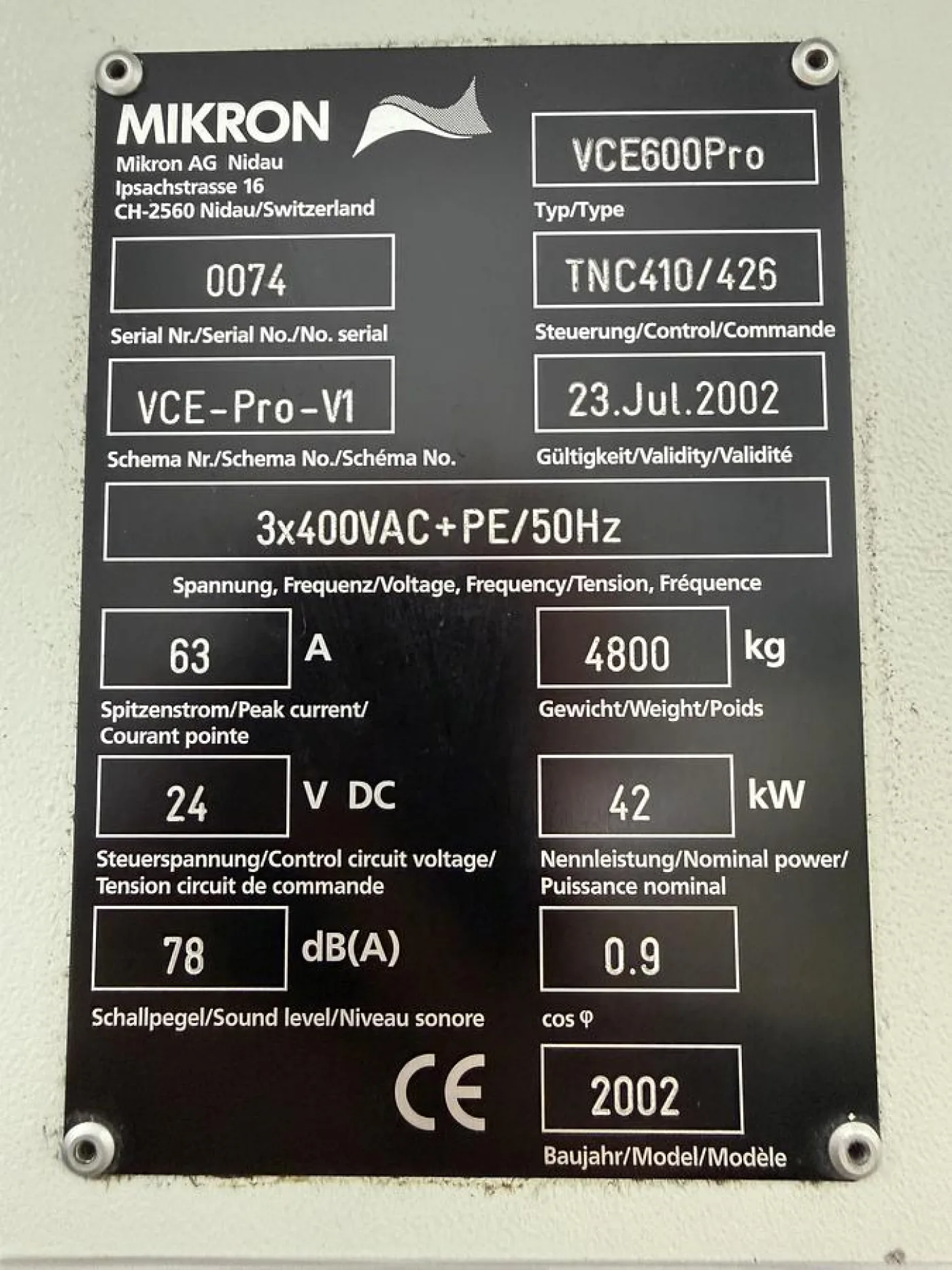 MIKRON VCE-600 Pro - 8