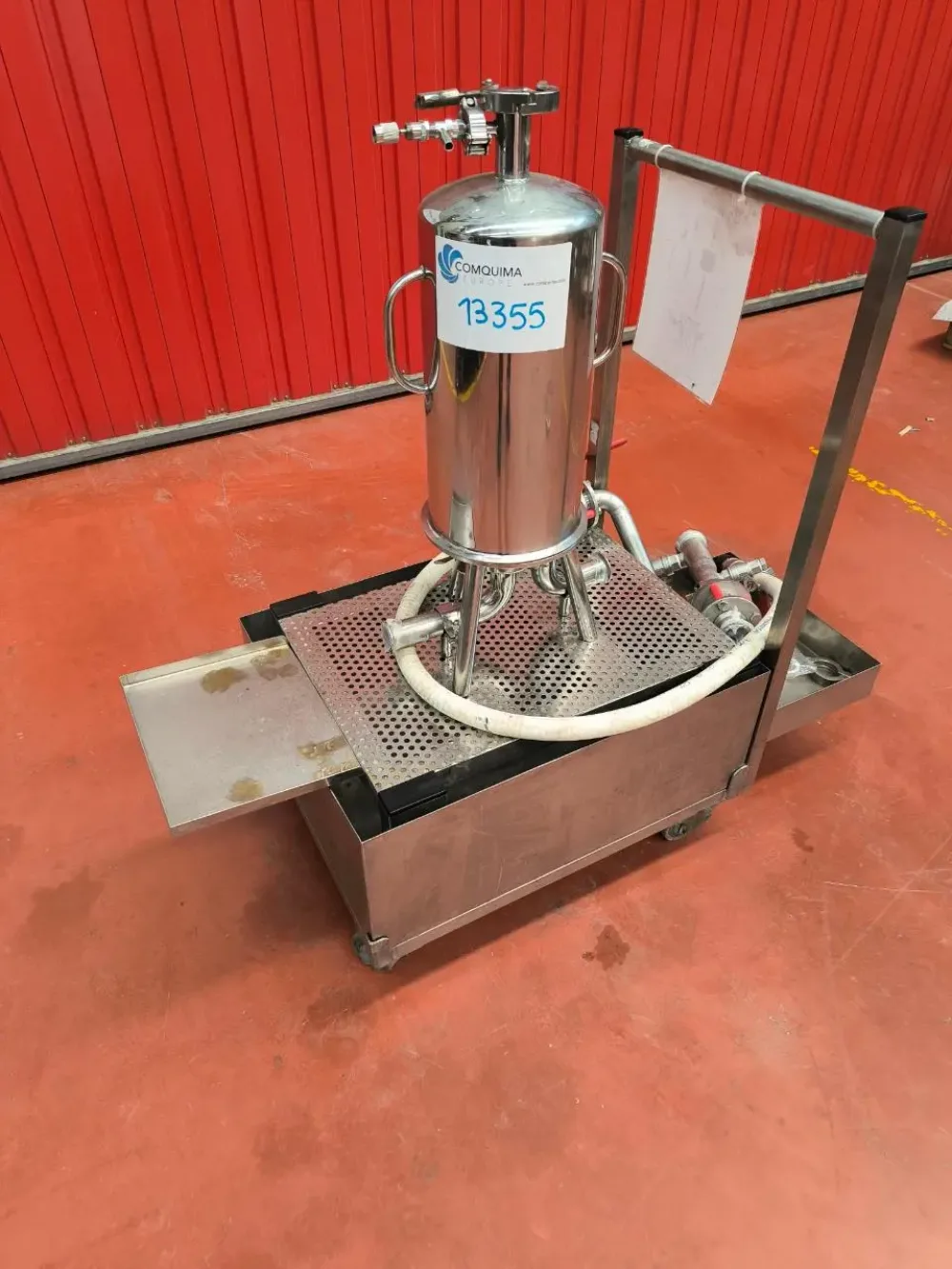 CUNO CLOCHE HOUSING FILTER 8ZPC2 STAINLESS STEEL 316 12 LITERS 5 BAR
