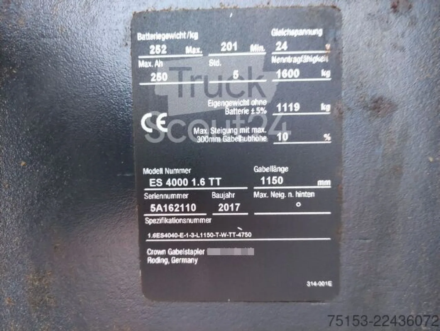 Crown ES 4000 1.6TT - 5