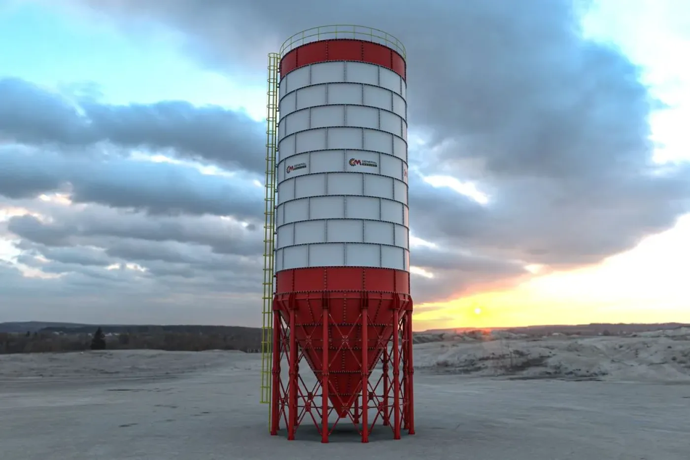 Cement Silo — Bolted & Welded, 30-2500 Ton - 4