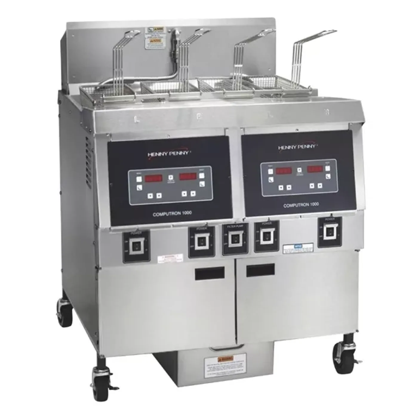 Henny Penny Open Twin Well Electric Fryer HPOFE322-C1000 - islandcatering - 1
