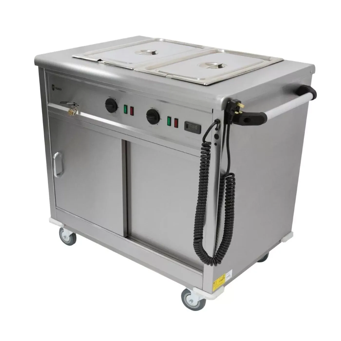 Parry Mobile Servery with Bain Marie Top MSB9 - islandcatering - 1