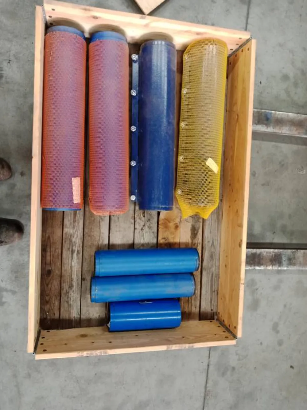 Spare parts displacement pump