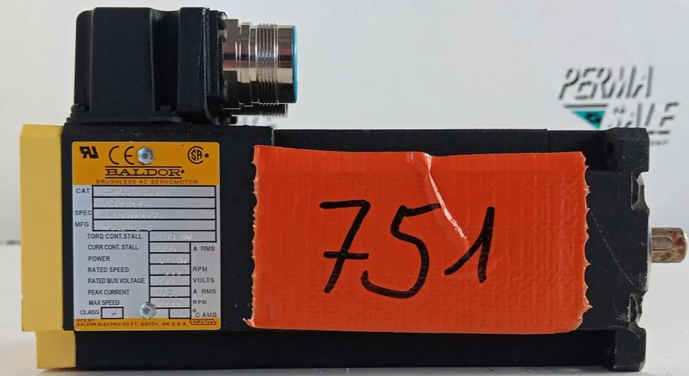 Baldor BSM63A-350AA Brushless AC Servo Motor - 6