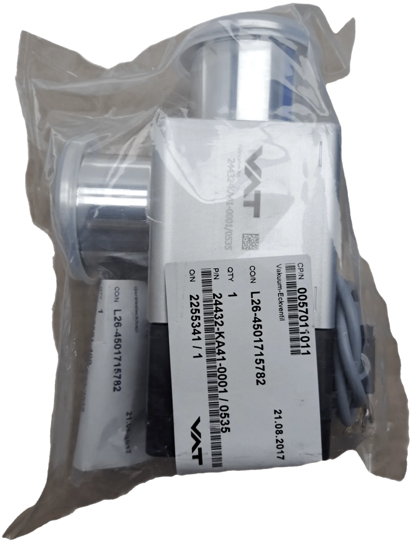 VAT Vakuum-eckventil / 24432-KA41-0001/0535 - 3