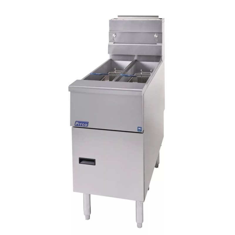 Pitco Twin Tank Solstice LPG Fryer SG14TS - islandcatering