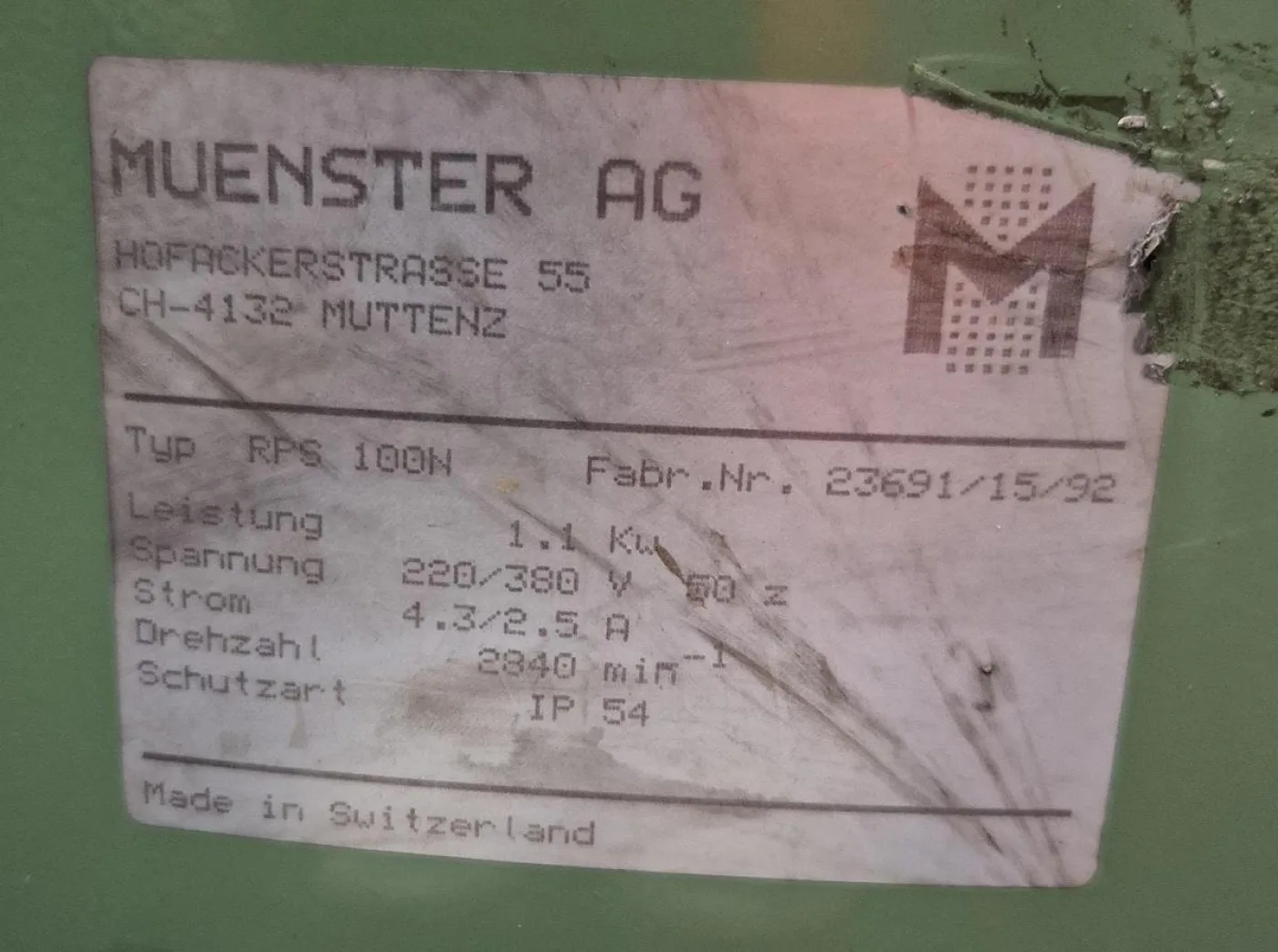 MUENSTER RPS 100N Industriestaubsauger - 8