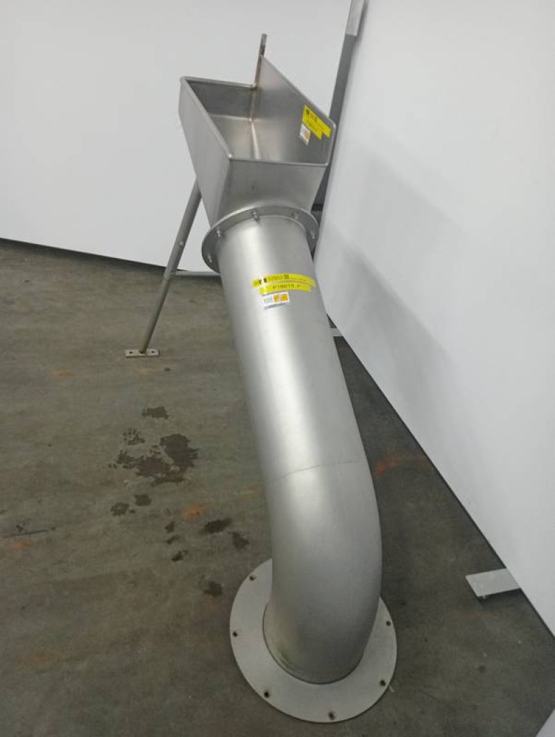 Stainless steel trough