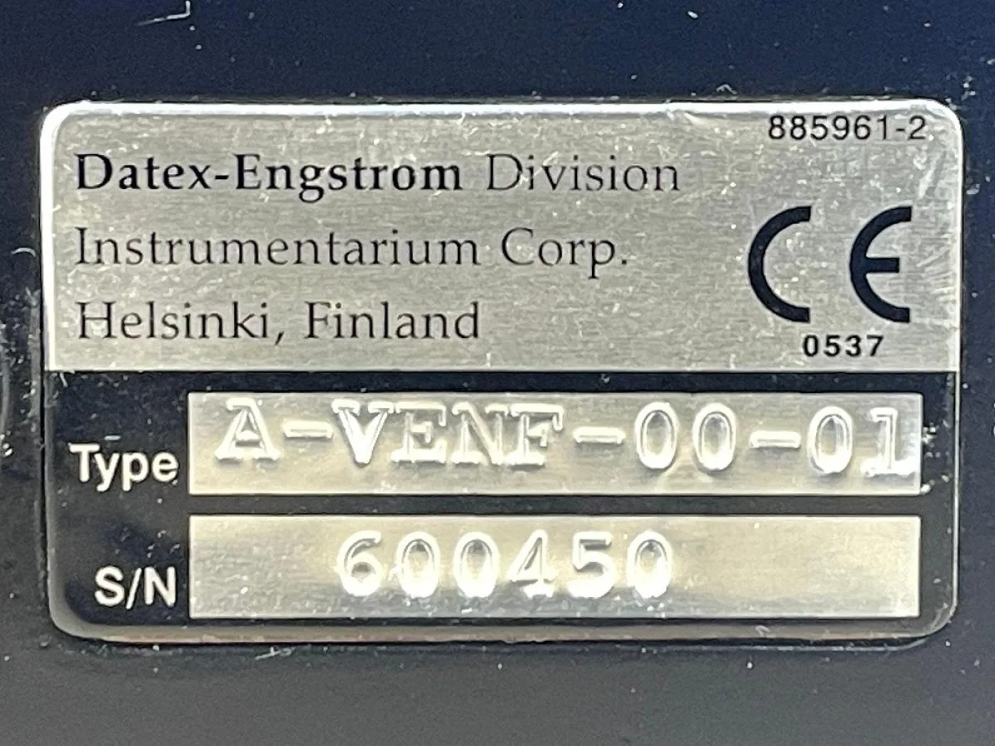 GE Datex-Ohmeda Aladin 1 Enflurane REF: A-VENF-00-01 - 5