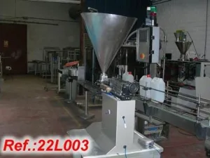 LLENADORA SEMIAUTOMÁTICA "KARR" PARA CREMAS CON TOLVA Y DOSIFICACIÓN HASTA 250ml